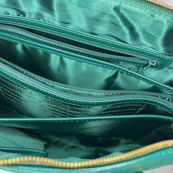 Joy & Iman Green/Gold Crossbody Shoulder Tote Bag 💚 - Picture 11 of 12